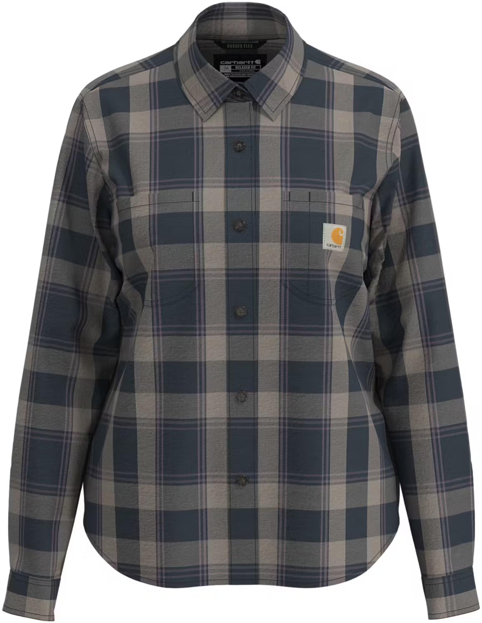 Carhartt Hamilton Relaxed LS Grå/blå XL Figur 1