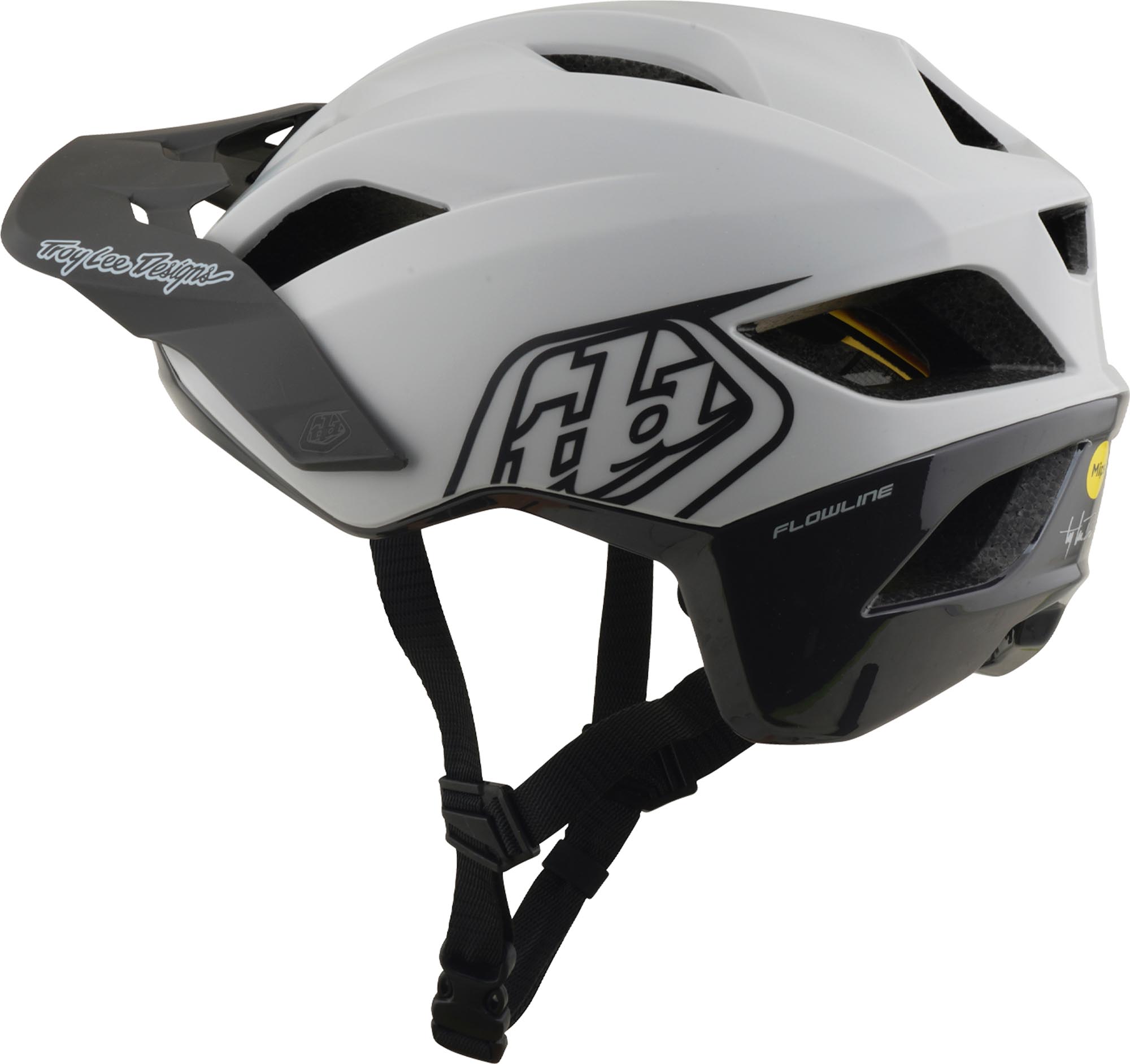 Troy Lee Designs Mips Flowline Point Cykelhjelm grå/grå mat M-L (57/59) Figur 6