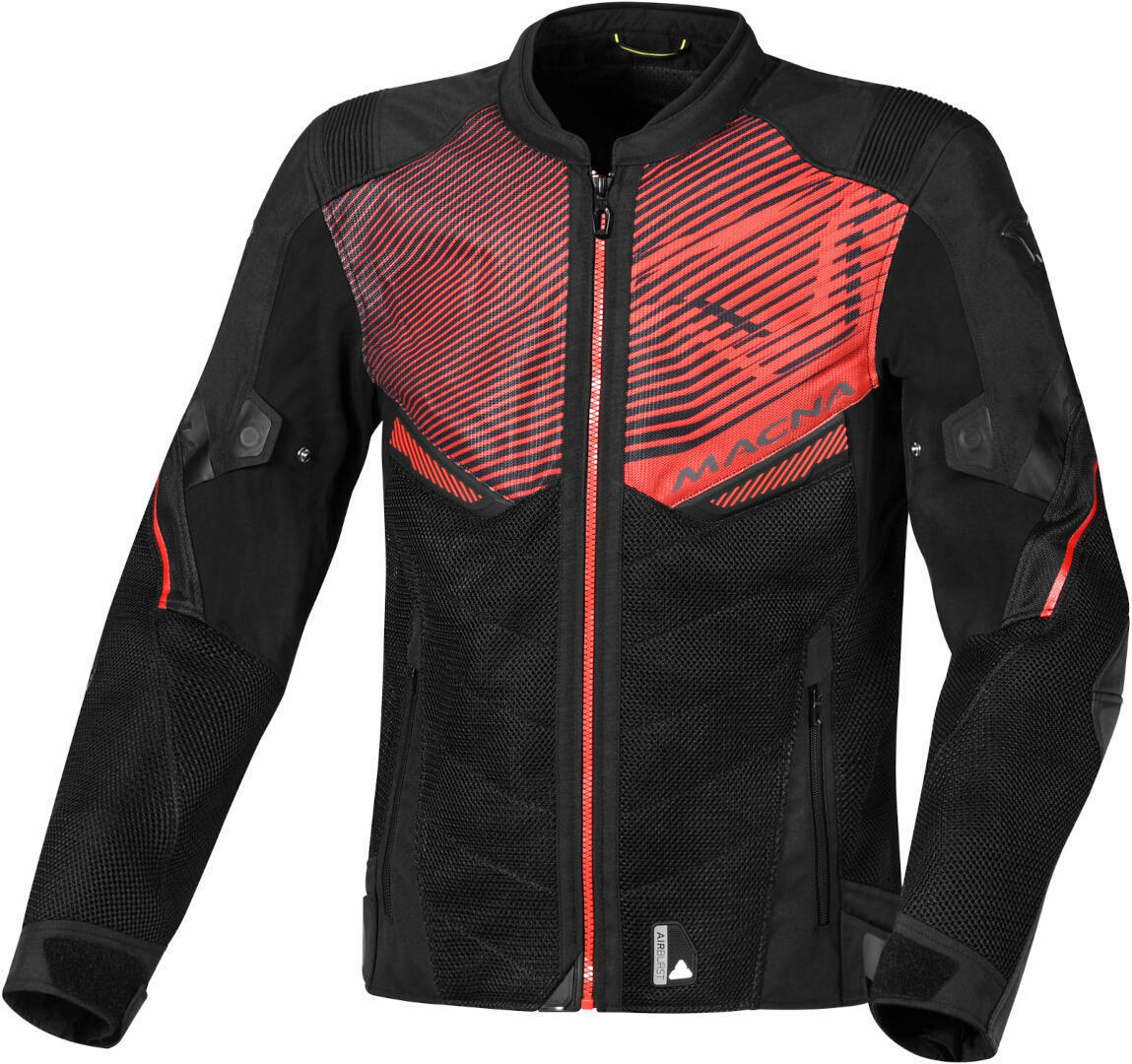 Macna Foxter Veste textile de moto noir/rouge S Figure 1