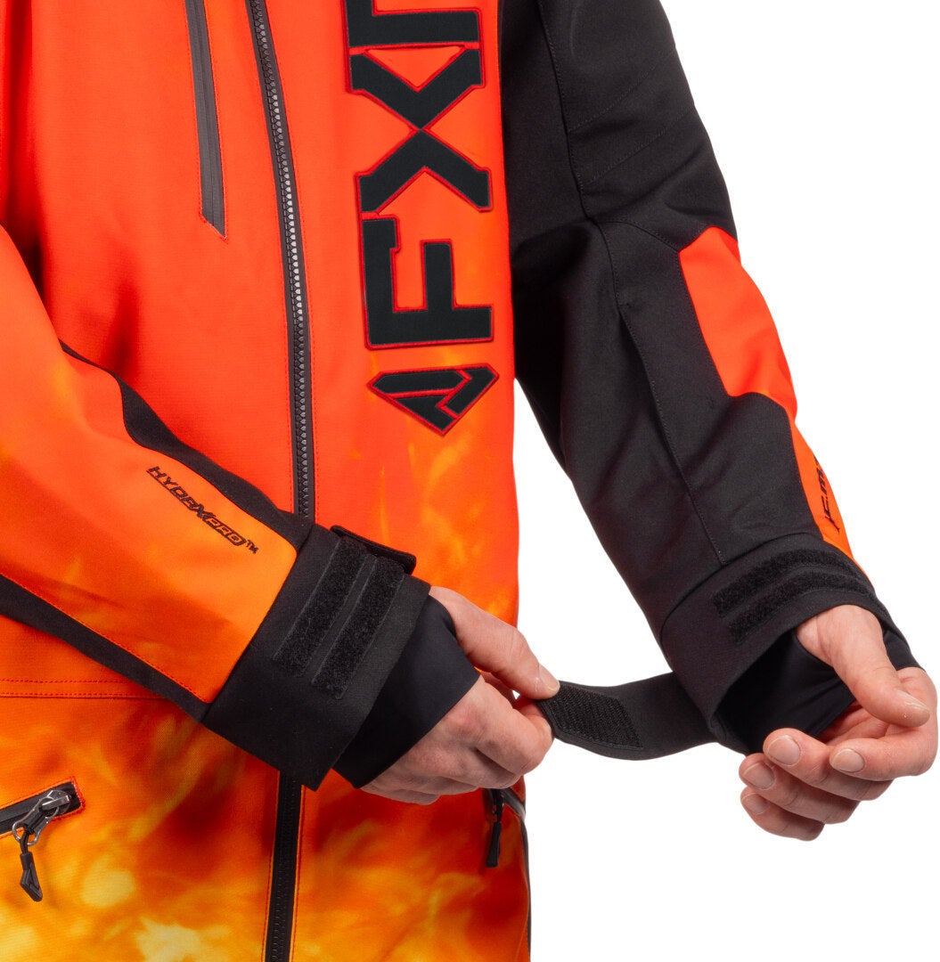 FXR Helium Lite 2025 1-delt snescooterdragt sort/orange 2XL Figur 5