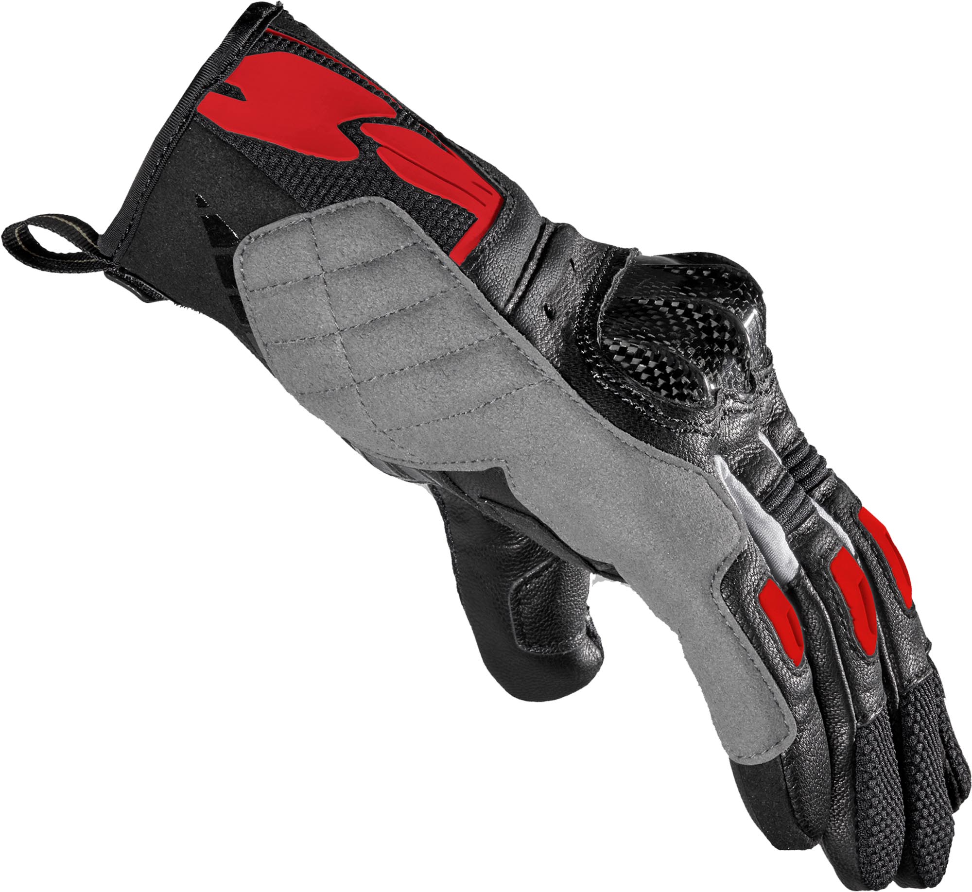 Spidi G-Carbon Motorcykel handsker rød/sort M Figur 2
