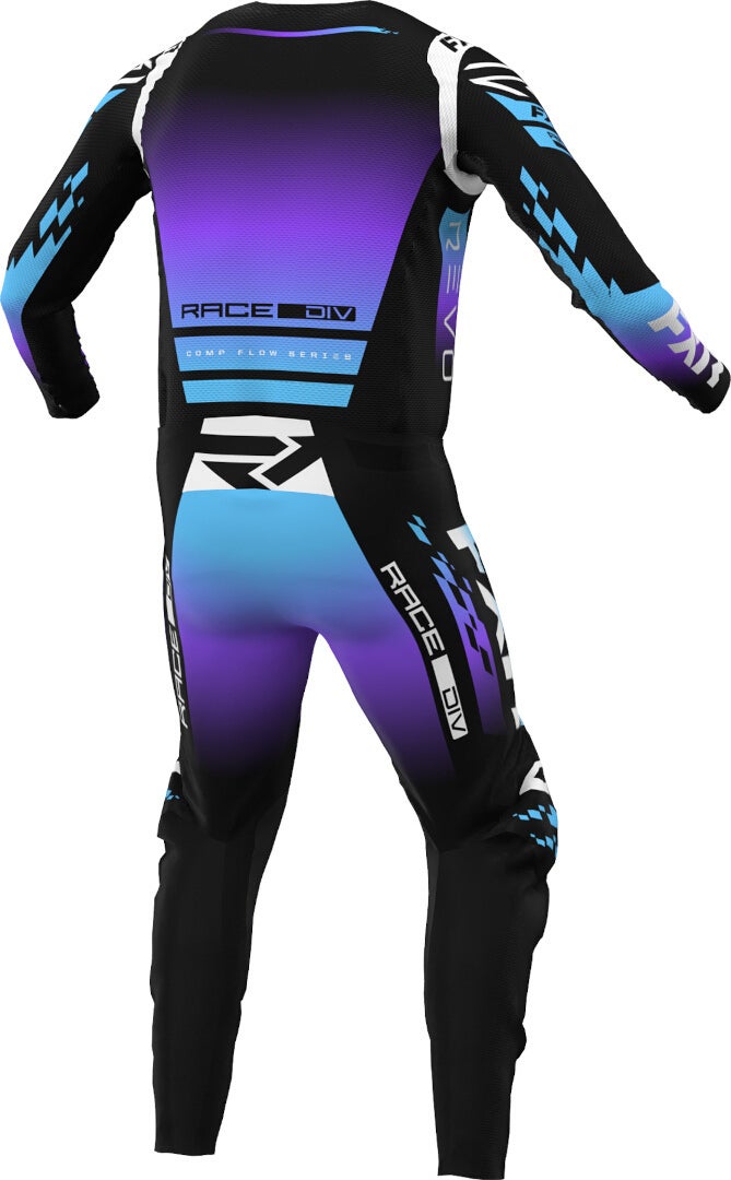 FXR Revo Comp Motocross bukser sort/lilla 38 Figur 4
