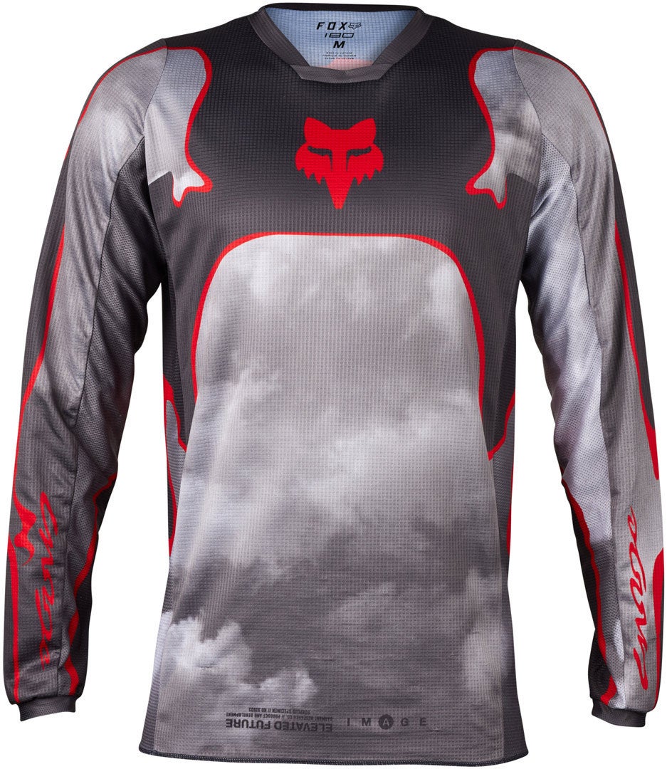 FOX 180 Atlas Motokrosový dres šedá/červená XL Obrázek 1