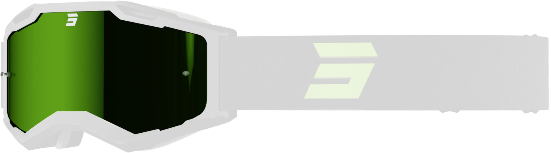 Shot Iris 2.0 / Assault 2.0 Antifog Lentilă de înlocuire Iridium Green Figura 1