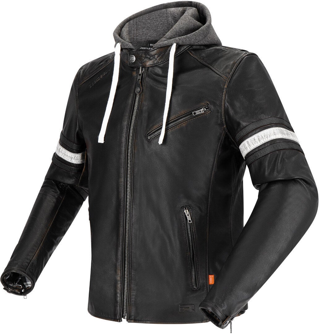 Richa Toulon 2 Motorcycle Leather Jacket black/brown 62 Figure 2