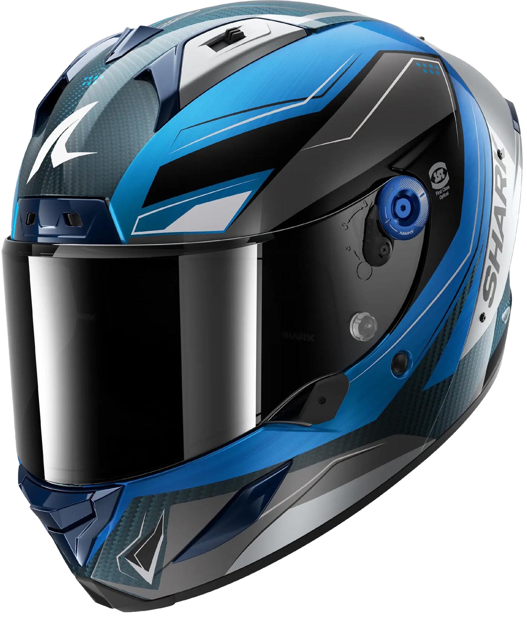 Shark Aeron Mekarium Helm silber/blau XS (53/54) Abbildung 1