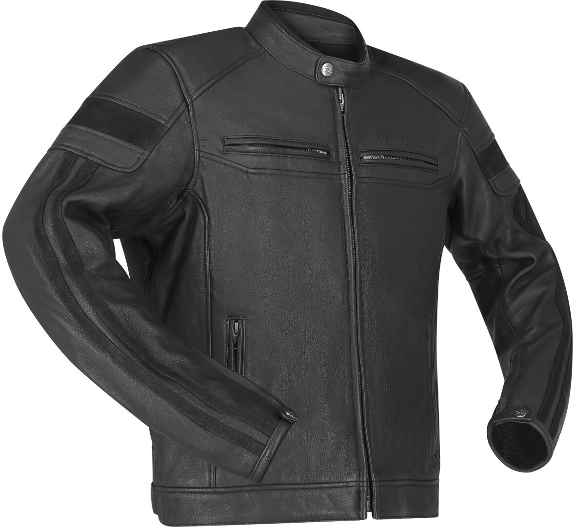 Richa Retro Racing 4 Black Edition Motorcycle Leather Jacket 58 Figure 1