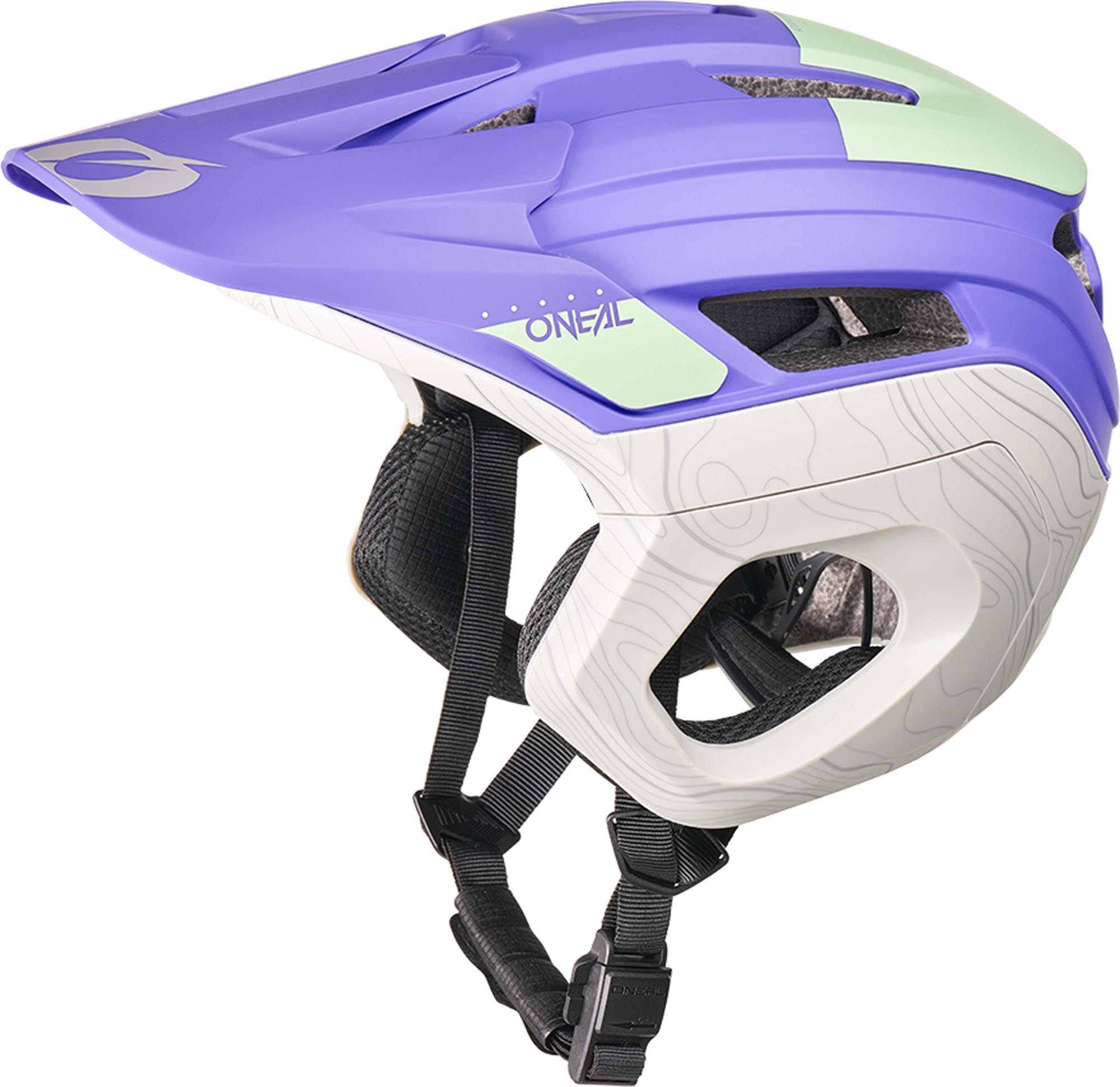 Oneal Trapper EVO Casco de bicicleta morado/gris/azul S/M Figura 2