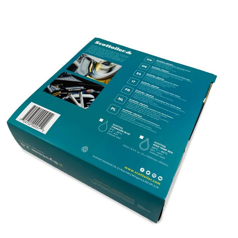 SCOTTOILER xSystem 2.0 Chain Oiler + Lubrifiant verde biodegradabil Figura 4