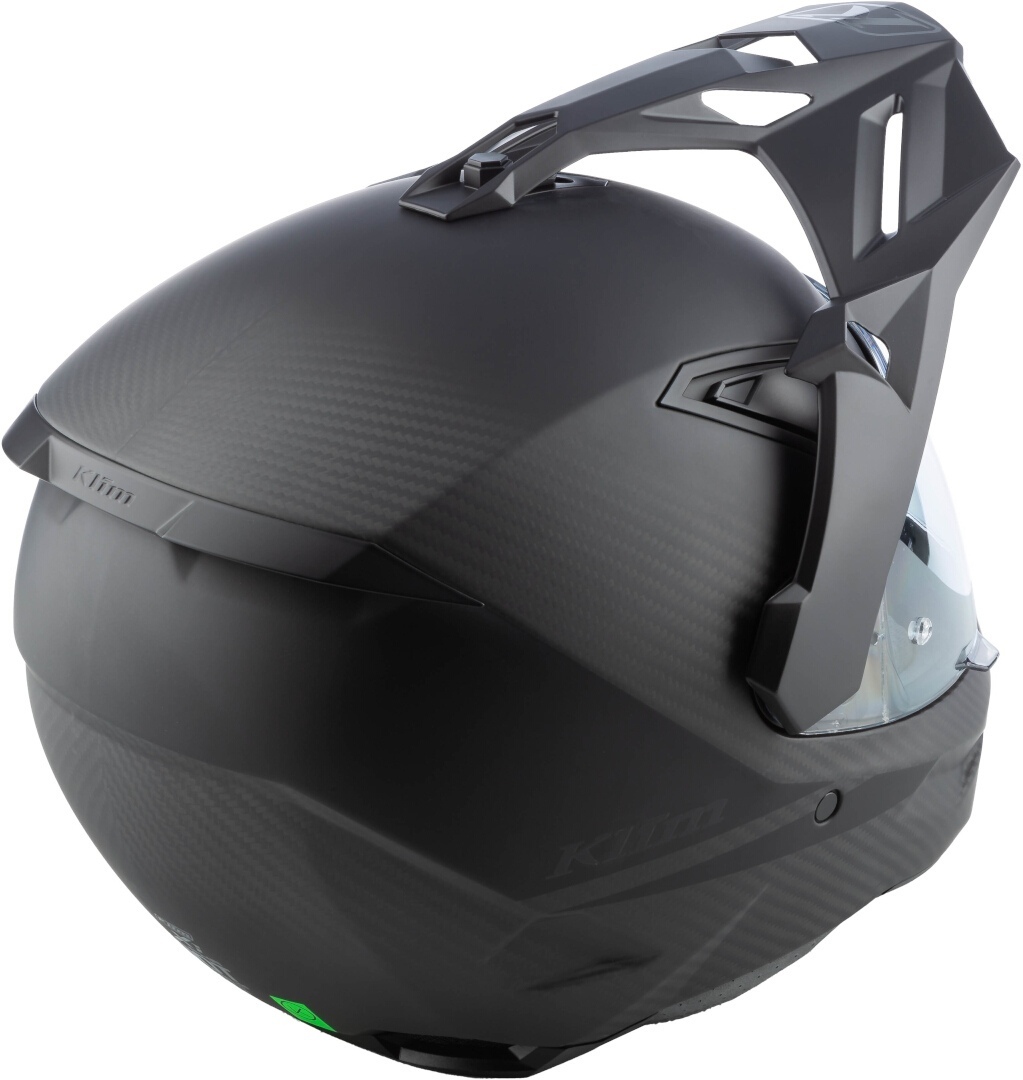 Klim X1 Alpha Carbon Enduro Helm Black Matt Man (57/58) Figur 8