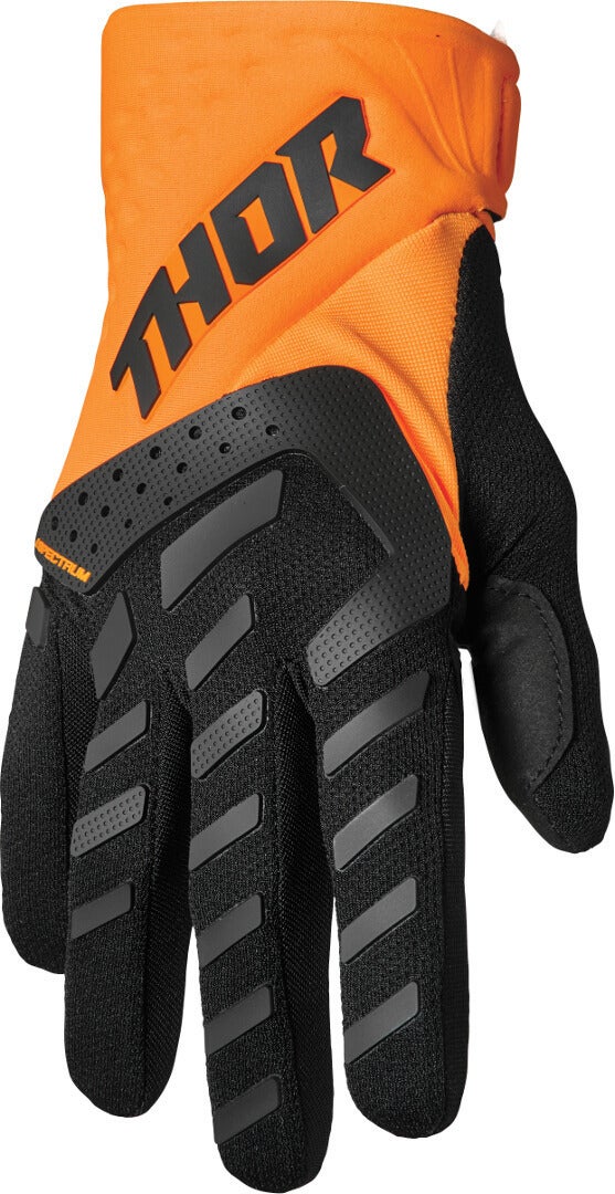 Thor Spectrum Touch Motocross Handschuhe orange/schwarz L Abbildung 1