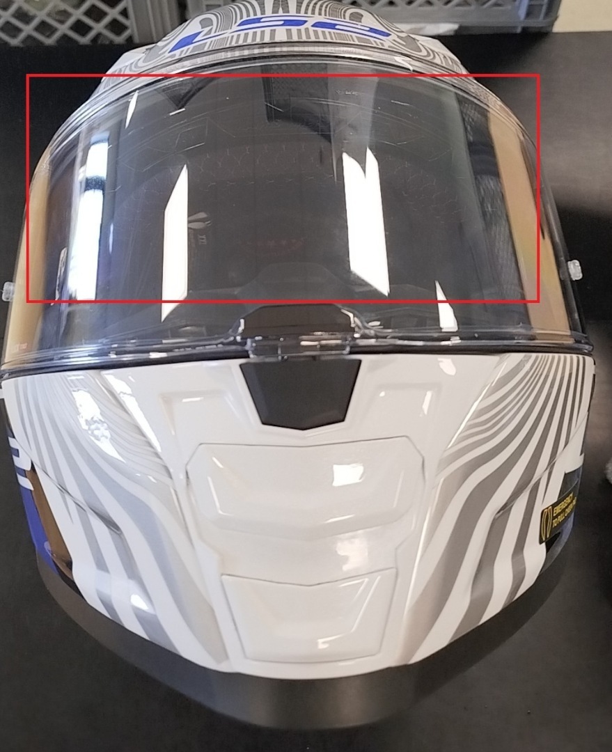 LS2 FF811 Vector II Freedom Hjälm 2:a valet vit/blå XXL (63/64) Figur 2
