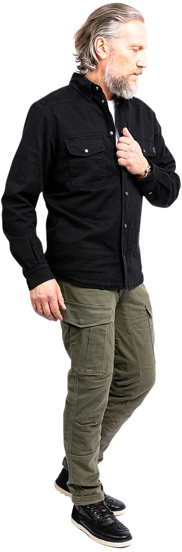 John Doe Stroker Cargo XTM Motorcycle Textile Pants olive 30 L34 Figure 10
