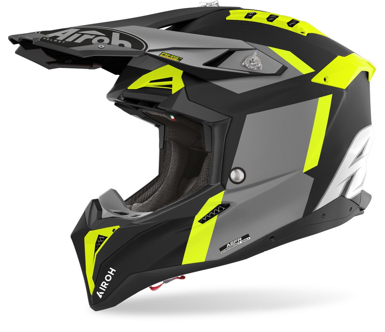 Airoh Aviator 3 Glory Motocross Helm gelb matt M (57/58) Abbildung 1