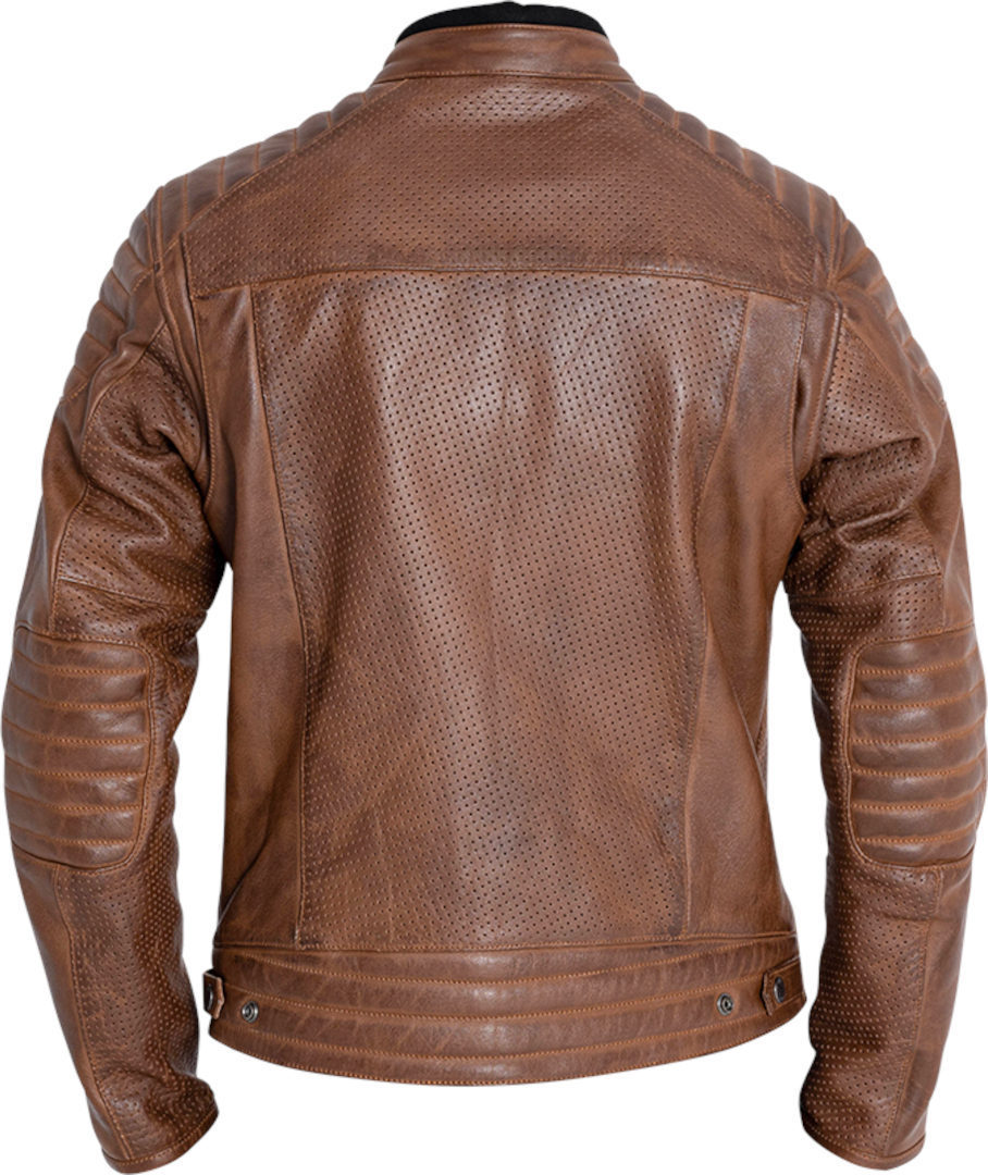 John Doe Storm Motorrad Lederjacke braun M Abbildung 2