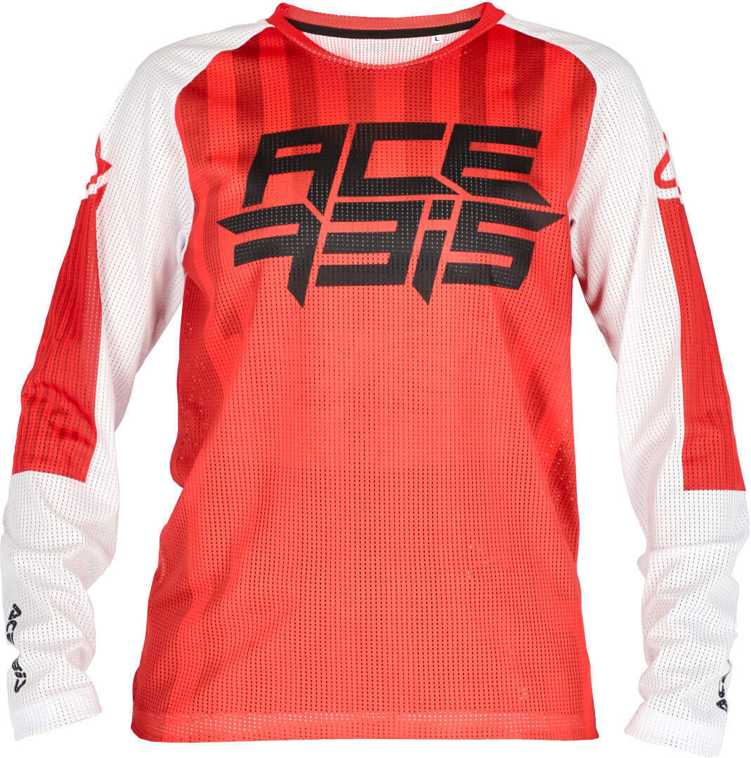 Acerbis MX J-Windy 5 Kinder Motocross Jersey rot/weiß M Abbildung 1