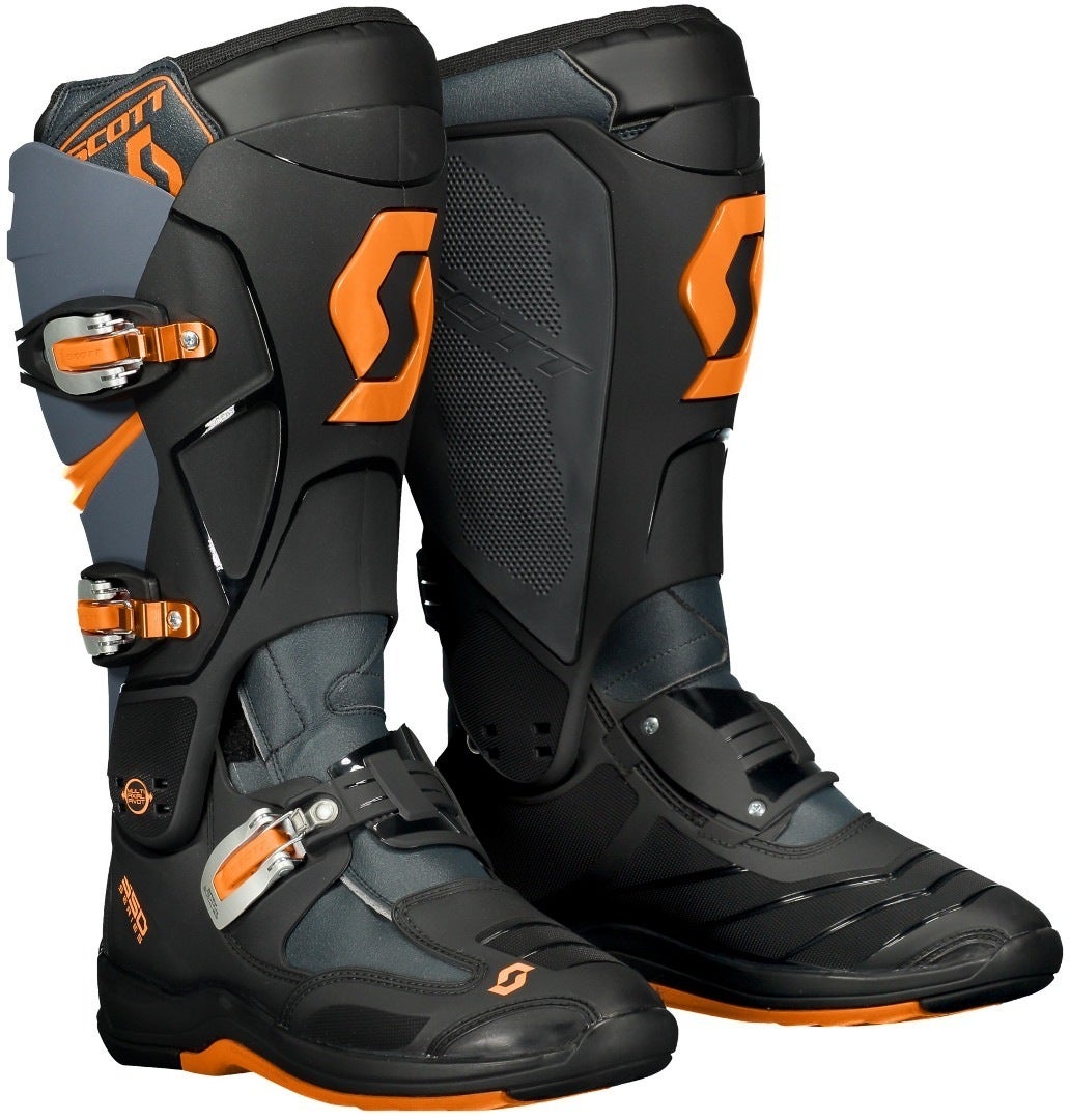 Scott 550 Bottes motocross Gris/Orange 45 Figure 1