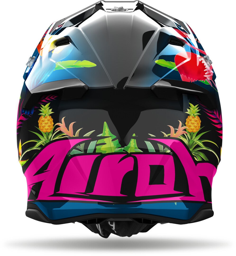 Side view of Airoh Twist 3 Amazonia Motocross Helmet