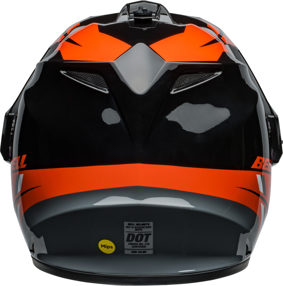 Bell MX-9 Adventure MIPS Alpine Cască de motocross Negru/Portocaliu XXL (63/64) Figura 4