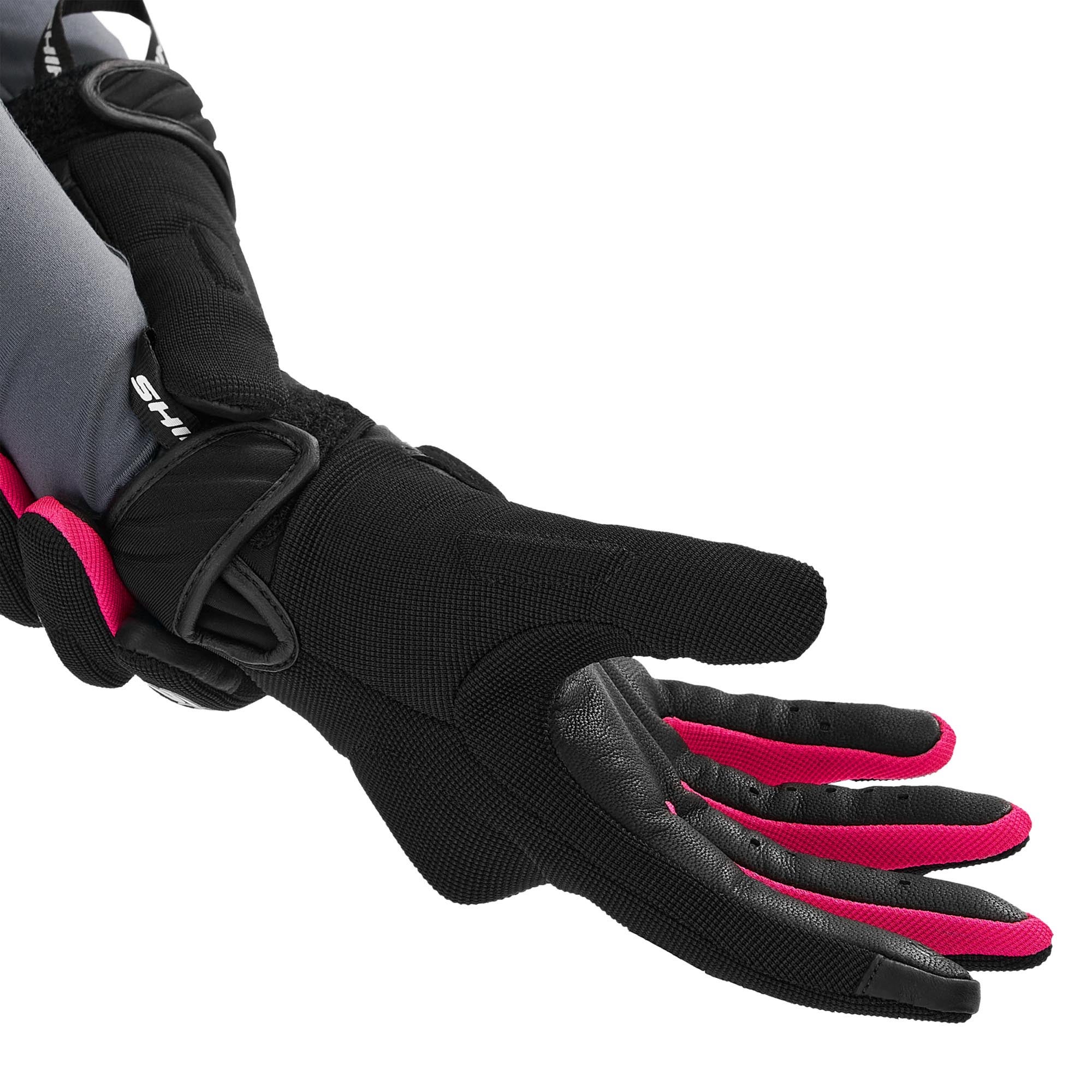 SHIMA Sonic Damer Motorcykelhandsker sort/pink S Figur 4