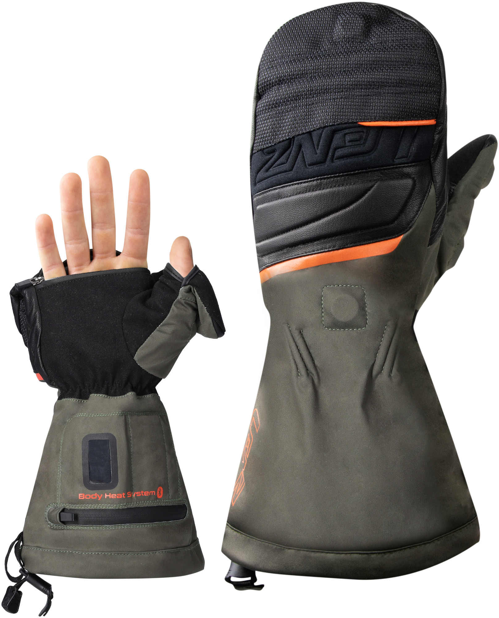 Lenz Heat Glove 1.0 Finger Cap Hunting Luvas Aquecidas Artigo principal Figura 1