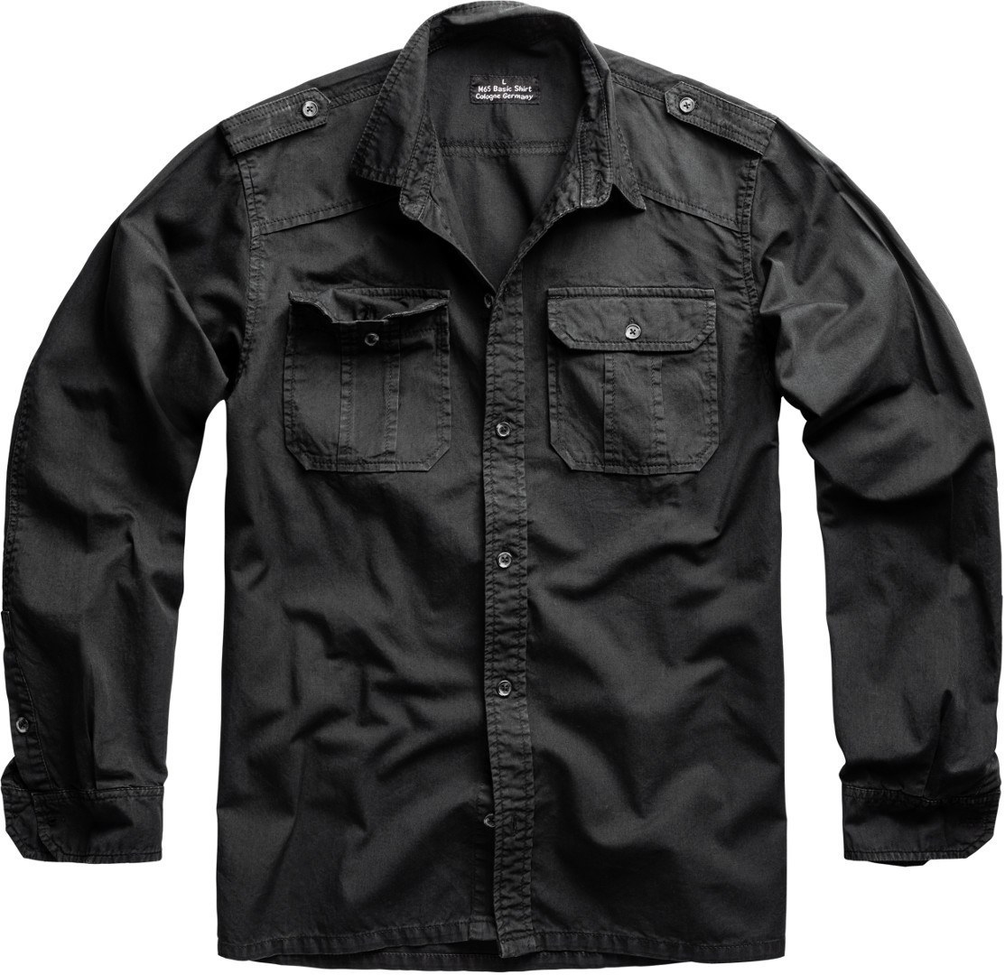 Surplus M65 Basic Long Sleeve Košile černá XXL Obrázek 1