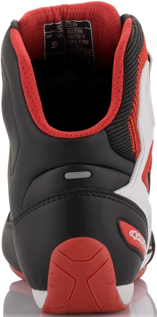 Alpinestars MM93 Austin Knitted Riding Pantofi de motocicletă Negru/Alb/Roșu 7,5 (40) Figura 5