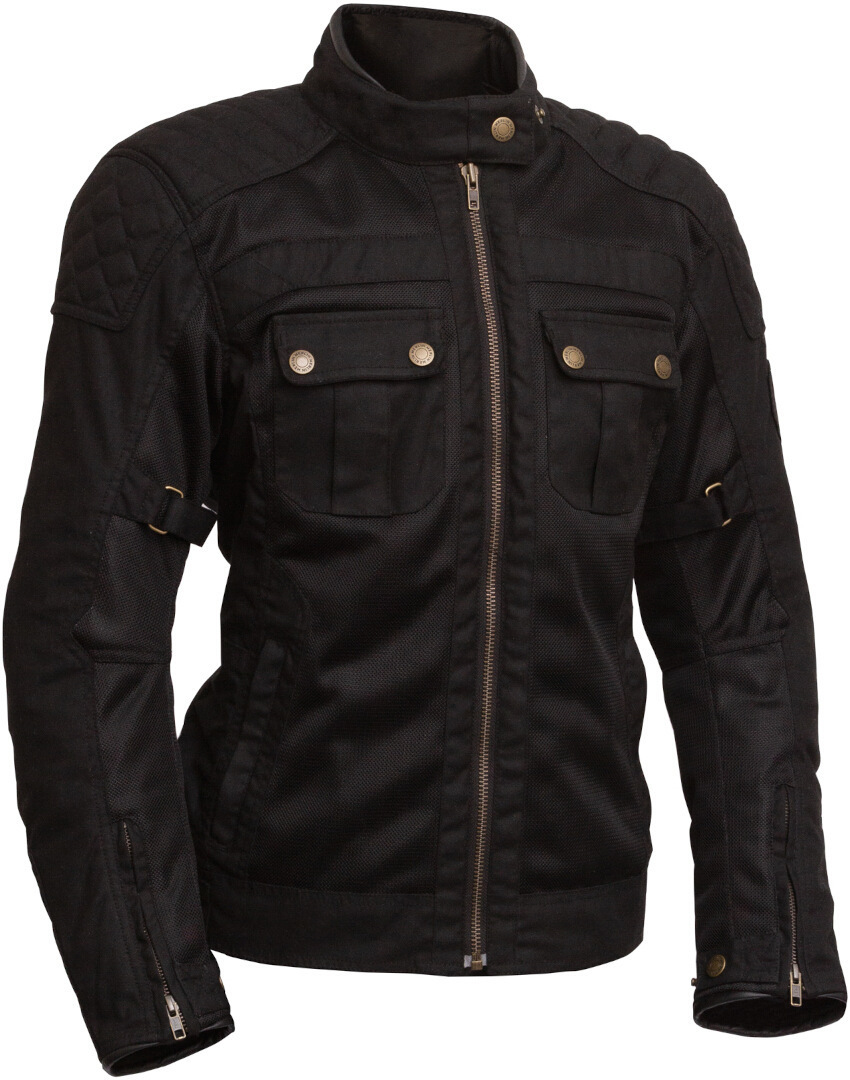 Merlin Shenstone Air Damer Motorcykel Textil Jacka svart S Figur 2