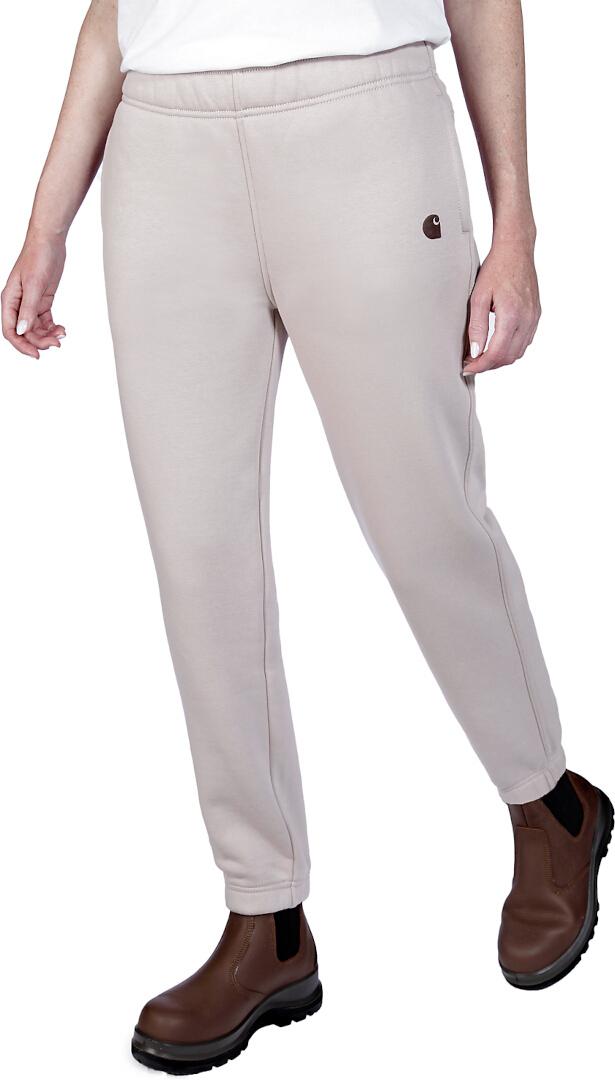 Carhartt Relaxed Fit Fleece Pantaloni de trening pentru doamne bej L Figura 4