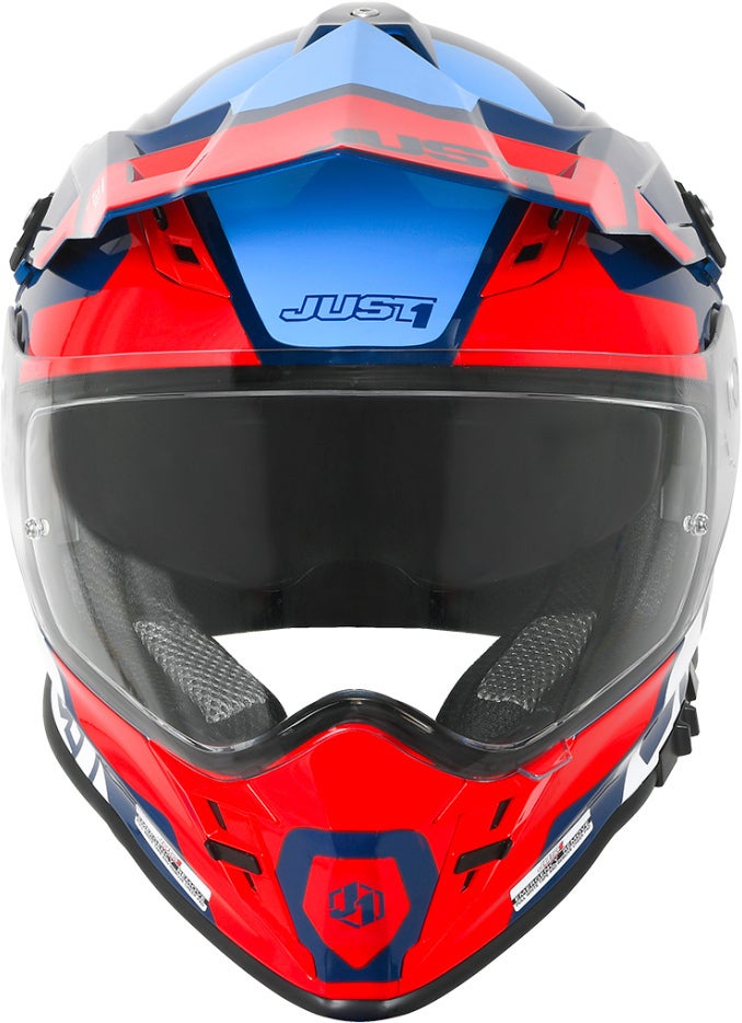 Just1 J34 Pro Tour Casco motocross rosso/blu XS (53/54) Figura 4