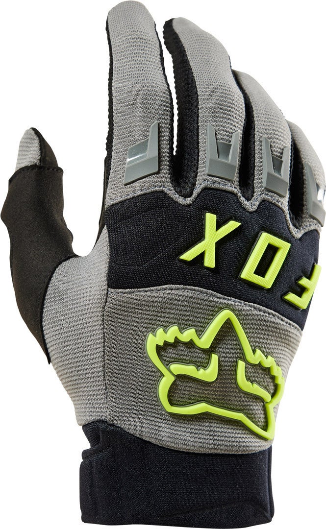 FOX Dirtpaw Motocross Handschuhe grau/gelb M Abbildung 1