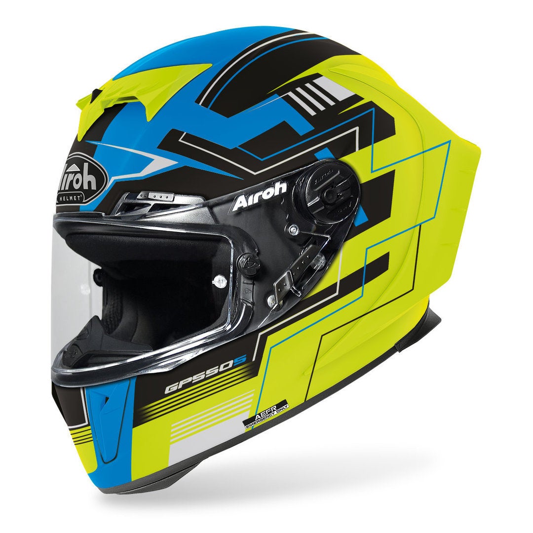 Airoh GP 550S Challenge Helm Zwart mat/geel XL (61) Figuur 1