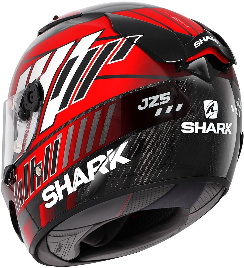 Shark Race-R Pro Carbon Replica Zarco Speedblock Casque Blanc/Rouge S (55/56) Figure 2