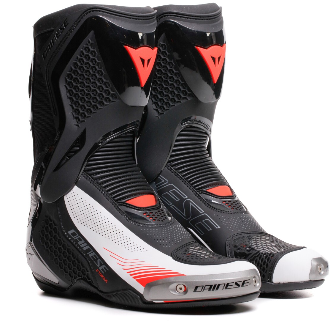 Dainese Torque 4 Air 2.0 오토바이 부츠 검정/흰색/빨강 41 그림 1