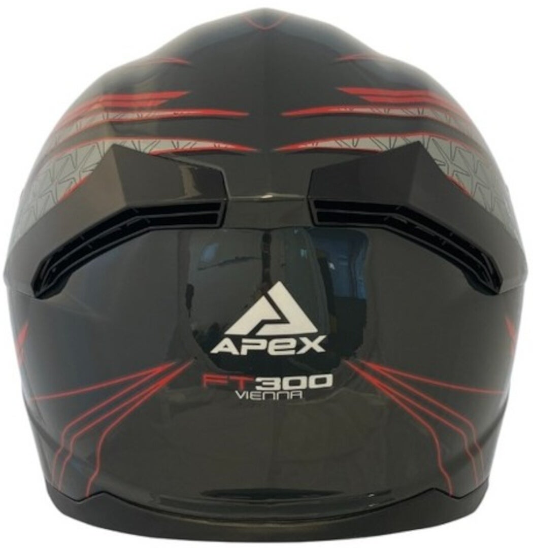 APEX FT300 Vienna Casco nero/grigio/rosso S (55/56) Figura 2