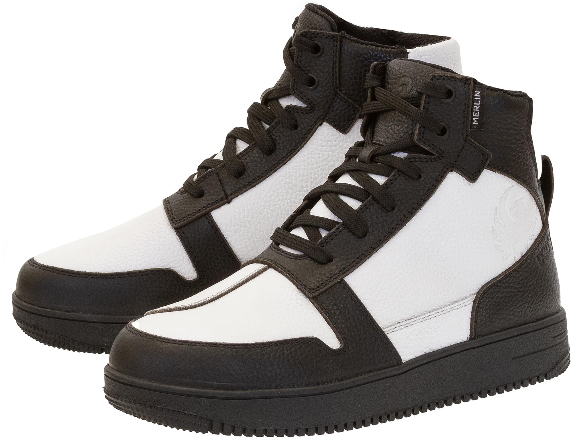 Merlin Forge D3O waterproof Motorcycle Boots black/white 44 Figure 1