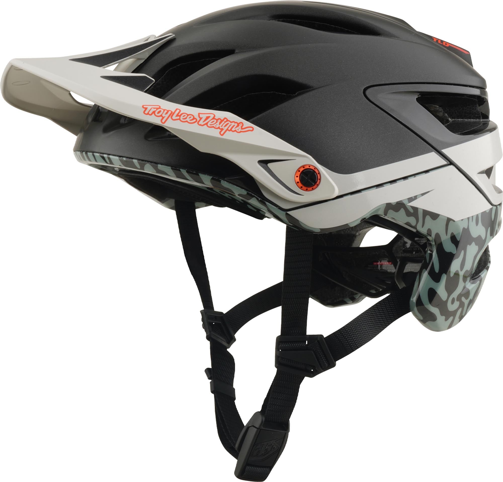 Troy Lee Designs A3 MIPS Halo Camo Bicycle Helmet black/beige XS-S (53/56) Figure 1