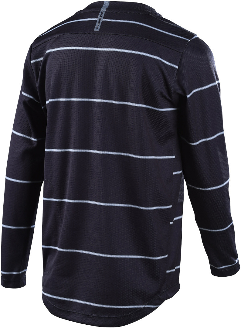 Troy Lee Designs Flowline Revert Ungdom Longsleeve cykeltröja svart/vitt XL Figur 2