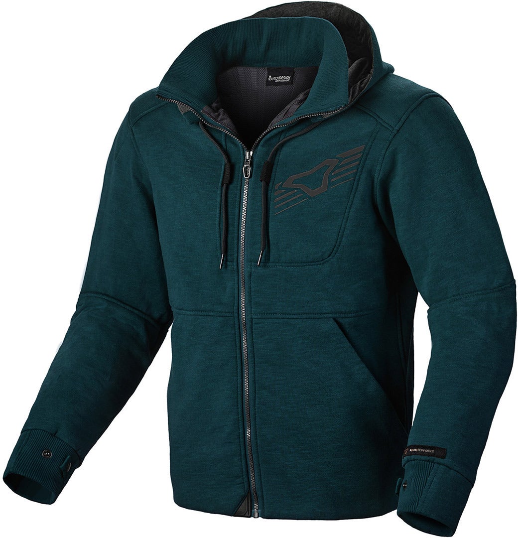 Macna District Motorrad Textiljacke bleu/vert 3XL Figure 1