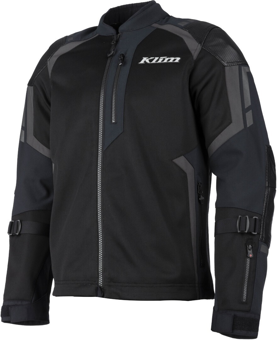 Klim Induction Pro 2025 Jachetă perforată din plasă de motocicletă din piele/textile negru S Figura 1