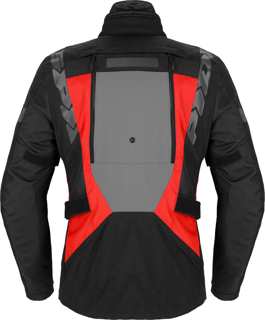 Spidi 4 Season Evo H2Out Jachetă textilă pentru motociclete pentru doamne Negru/Gri/Roșu XXL Figura 4
