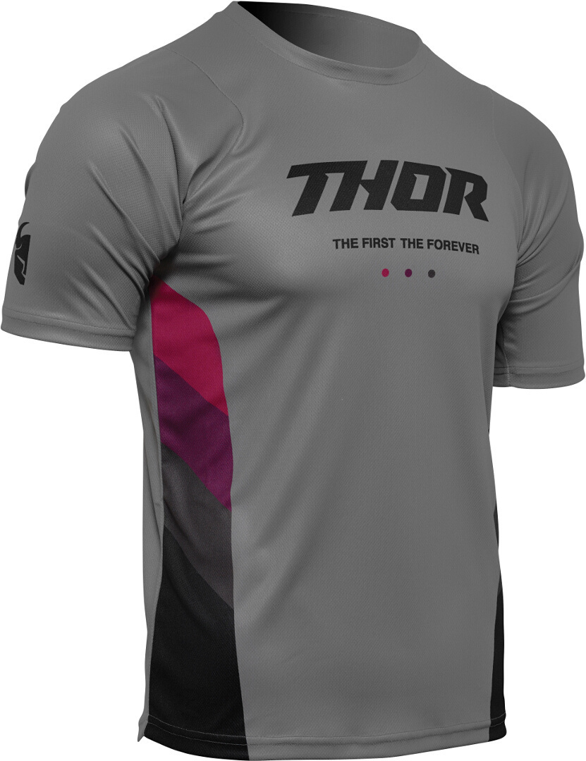 Thor Assist React Jersey šedá/fialová XXL Obrázek 2