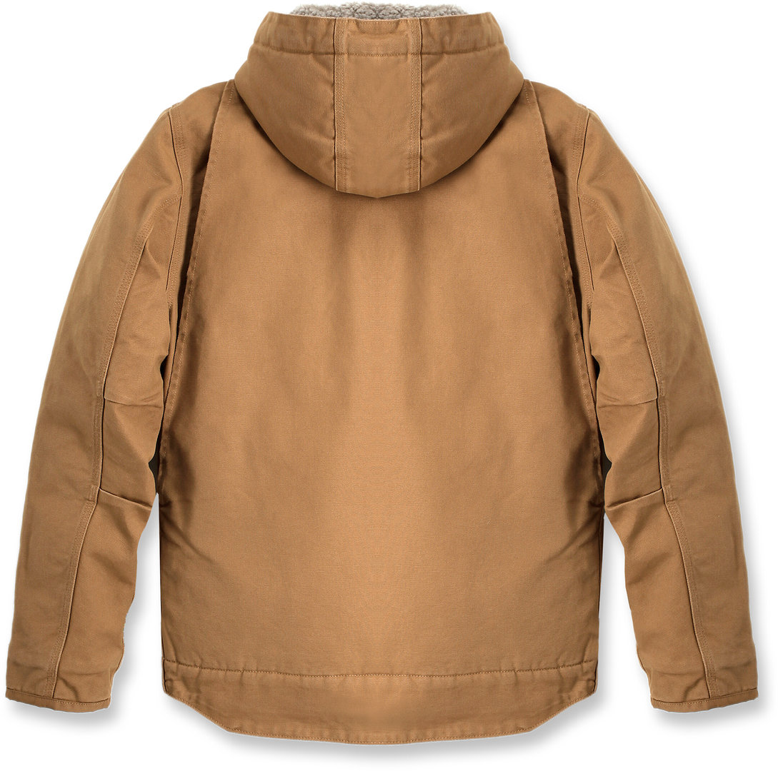 Carhartt Relaxed Fit Washed Duck Sherpa Lined Jacka brun M Figur 2