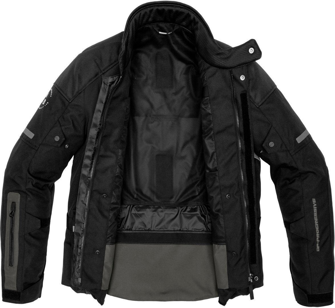 Spidi Traveller 3 H2Out Motorrad Textiljacke schwarz/grau XXL Abbildung 4