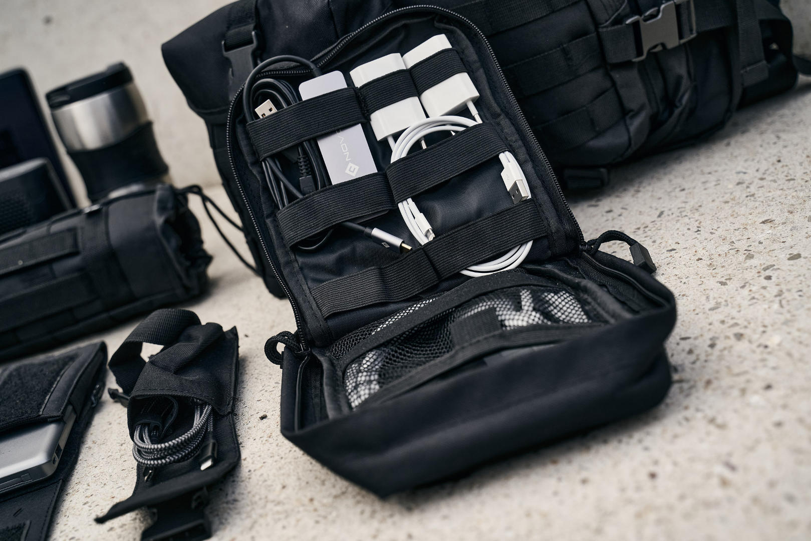 Brandit Molle Pouch Snake Geantă negru Figura 3