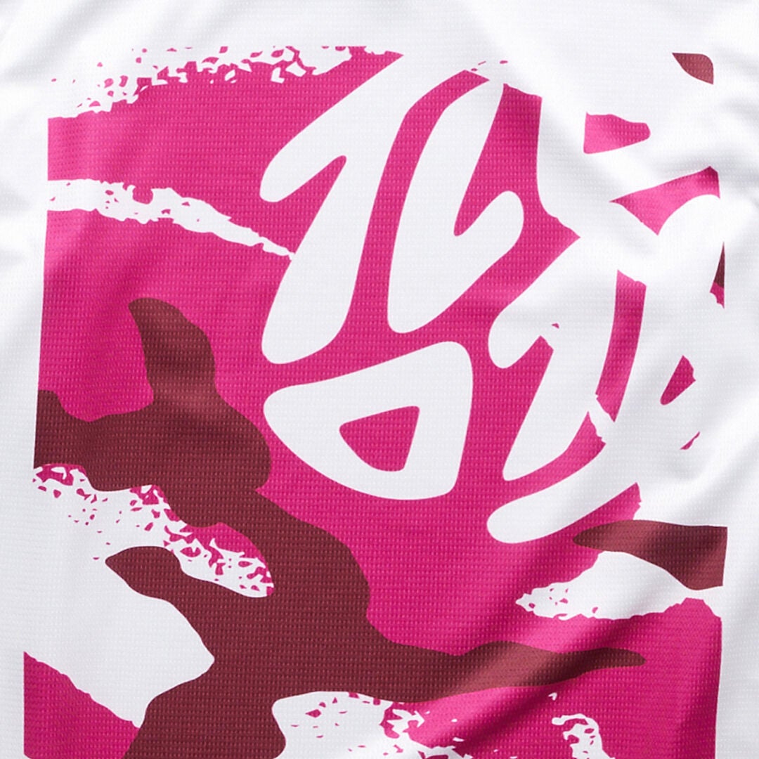 Troy Lee Designs Flowline Confined Kids Bicycle Jersey white/hotpink L Figure 2