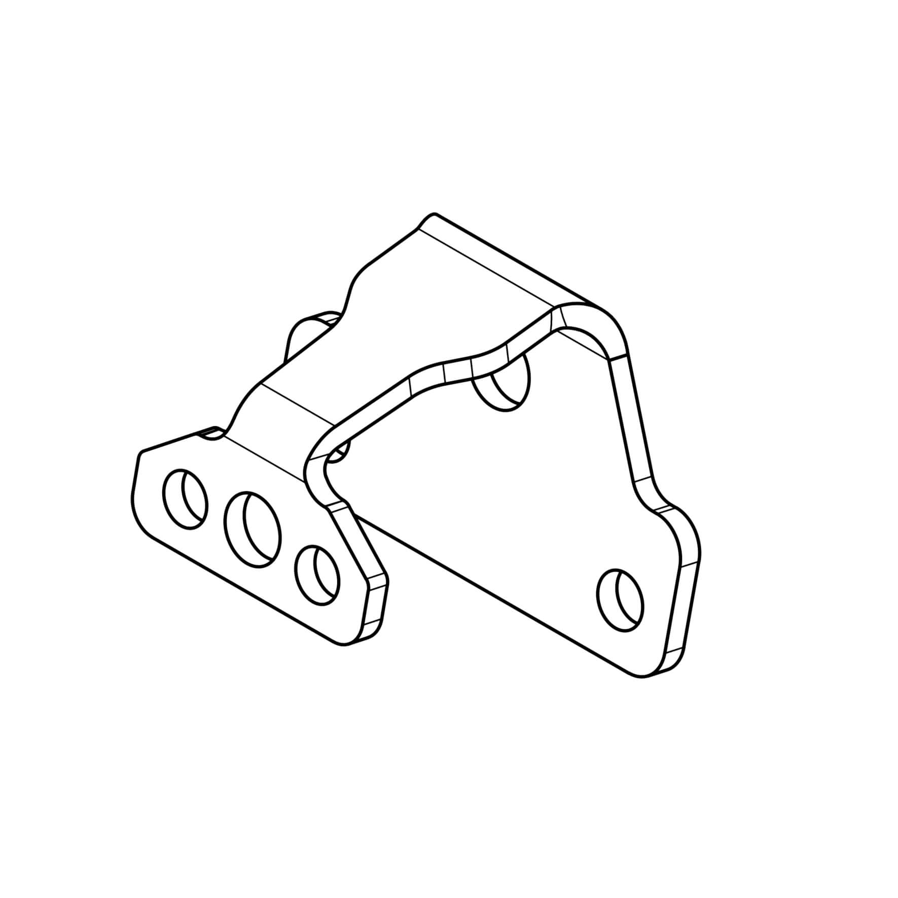 HIGHSIDER pro Kennzeichenbeleuchtungshalter-S Figur 3