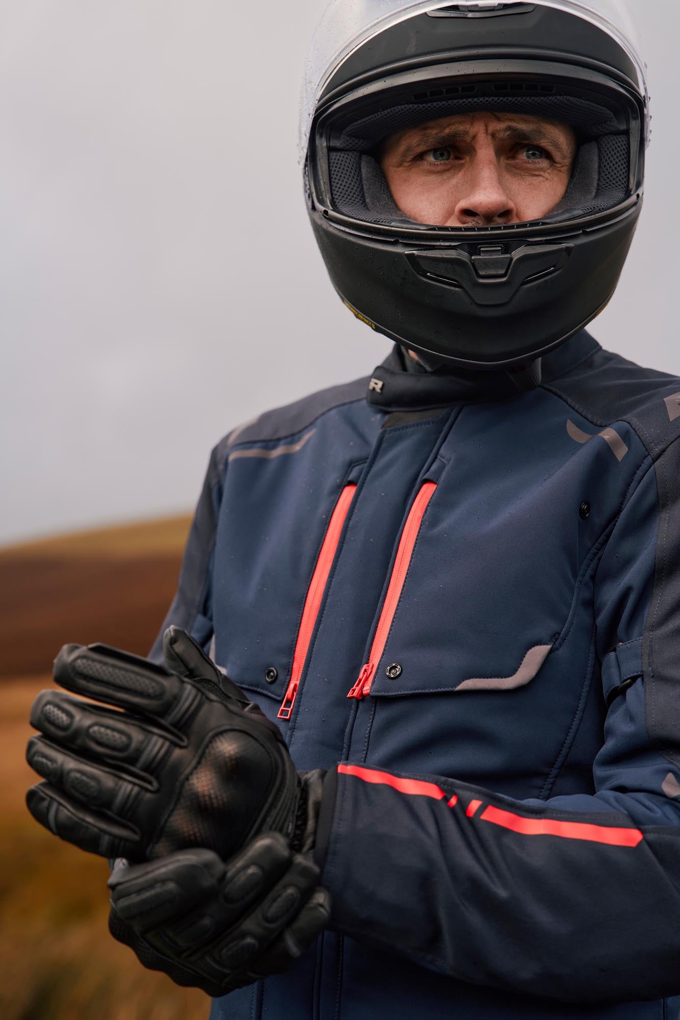 Richa Taurus Vedenpitävä moottoripyörätekstiilitakki sininen 3XL Kuva 4