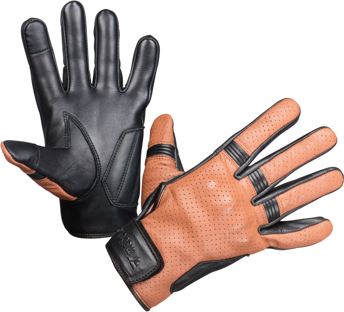 Modeka Hot Two Gants de moto noir/marron 13 Figure 1