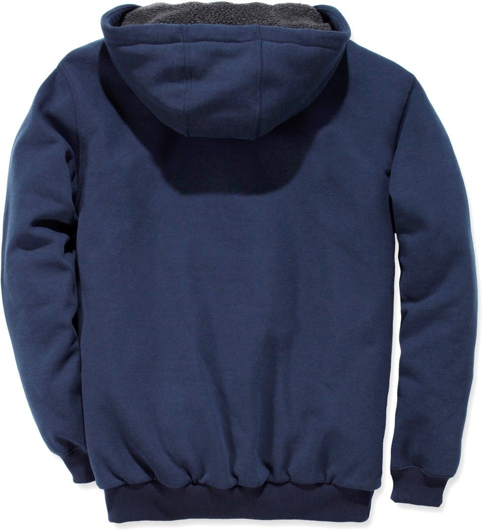 Carhartt Sherpa-Lined Midweight Full-Zip Sweatshirt Navyblå L Figur 2
